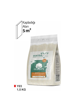 Ventrawall Yalıtımlı Sürülen Duvar Kağıdı-sarı- Y03-1,5 Kg-5m²