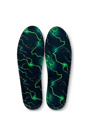 Black Flex Volt Storm Memory Foam Darbe Emici Digital Baskılı Hafızalı Çocuk İç Tabanlık