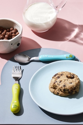 Karaca  Dinazor 3 Parça Çocuk Çatal Kaşık Bıçak Seti