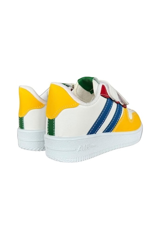 Çocuk Sneaker Spor Ayakkabı Beyaz - Kırmızı 001