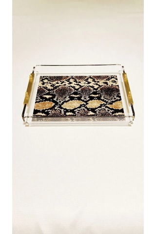 Snake Tray -s- Yılan Desenli Dekorasyon Ve Sunum Tepsisi