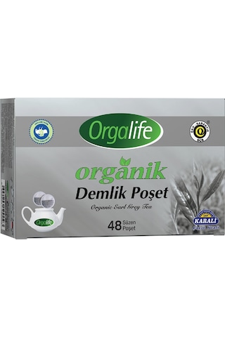Orgalife Organik Siyah Early Grey Demlik Poşet Çay 48 x 3 G