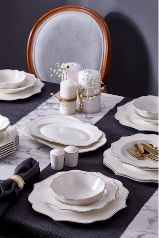 Neva N3243 Yasmin Romantik 28 Parça 6 Kişilik Yemek Takımı