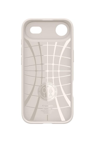Spigen İphone Air İle Uyumlu Kılıf Liquid Air Hava Kanalı Teknolojisi Askeri Sınıf Koruma Dokulu Yüzey Kapak Natural Titanium Titanyum