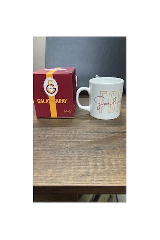 Galatasaray Lisanslı Taraftar Seramik Kupa Sarı Kırmızı