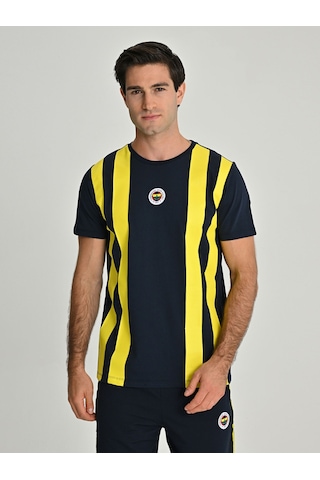 Fenerium Erkek Trıbun Çubuk Detaylı Tshırt Fb Laci Yeni