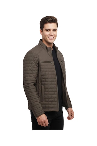 Erkek Kapitone Hakim Yaka Spor Mont 99500 Bgl-st04169 VİZON