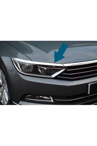 Vw Passat B8 B8.5 Uyumlu Krom Far Kaşı 3 Prç.2015-2021 Arası N11.1997