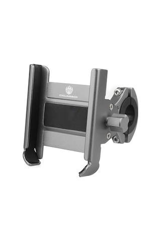 Cyclıngbox-yükseltilmiş Alüminyum Alaşım Bisiklet Cep Telefonu,ya18857tc-1 Gri