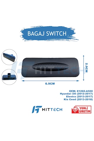 Hyundai İ30 Kia Ceed Uyumlu Bagaj Acma Butonu 1