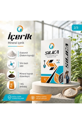 Silica Mikronize Toz Silisyum 1 Kg