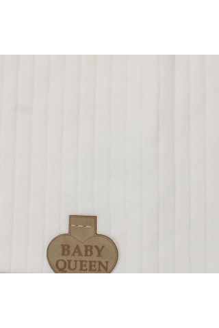 Bebegen Kız Bebek Ekru Penye Baby Queen Armalı Raporlu Bere Çok Renkli