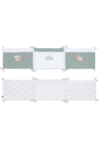 Gezenbebe Hero Bebek Ve Çocuklar İçin Nakışlı Karyola Kenar Koruyucu 40x180