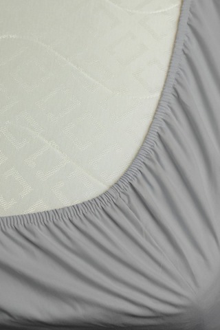 %100 Pamuk Ranforce Premium King Size Lastikli Çarşaf Seti - Koyu Koyu Gri