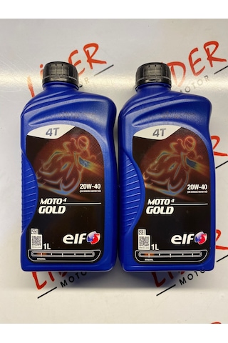 Elf Moto Gold 4t 20w-40 Motorsiklet Yağı 1lt 2adet