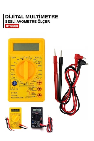 Dijital Multimetre-sesli Avometre Ölçer