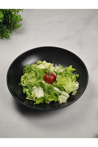 1 Adet Porselen Salata Tabağı 25 Cm Çukur Servis Tabak Sunum Kase