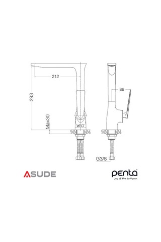 Penta 4655w Vıola Whıte Chrome Evye Bataryası beyaz