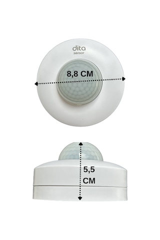 Dita Pu36014 Kızılötesi / Pır Sıva Üstü 360 Varlık Sensörü