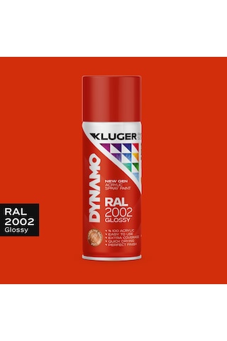 Kluger Makina Kırmızı Spey Boya Ral 2002