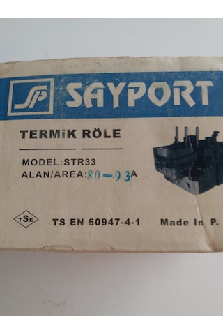 SAYPORT STR33(80-93A) TERMİK ROLE