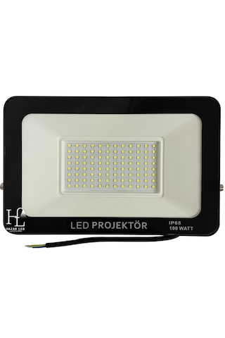 Hazar Led 12-24 Volt 100 Watt Tablet Projektör Beyaz SMD Led Projektör