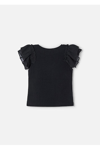 Kız Çocuk Tshirt 3013 4/10 Yaş Siyah