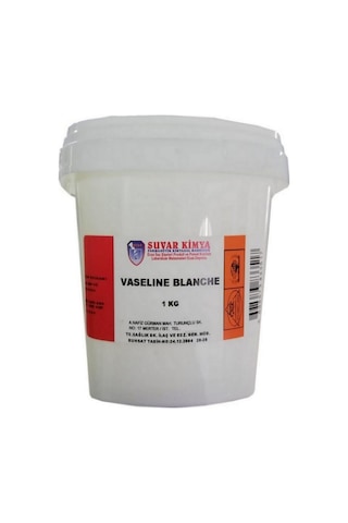 Suvar Kimya Katı Vazelin Beyaz 1 KG