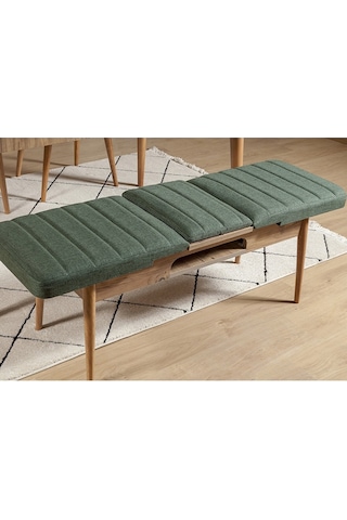 Ahşap Açılır Bench Atlantik Yeşil