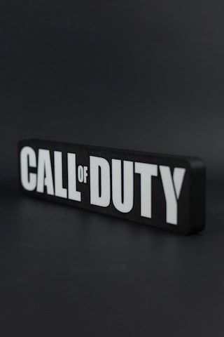 Call Of Duty - Cod - 3 Boyutlu Tabela - 25cm X 5.5cm X 1.5cm