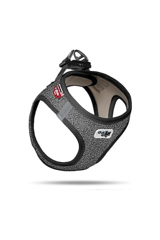 Curli Merino Köpek Göğüs Tasması Siyah Xxxsmall 26-30 Cm Siyah