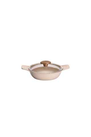 Thermoad Granit Döküm 3'lü Güveç Kapaklı Sahan/ Vizon