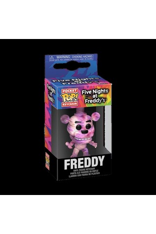 Funko Pop Pocket Keychain Freddy Fazbear İn Tie-dye