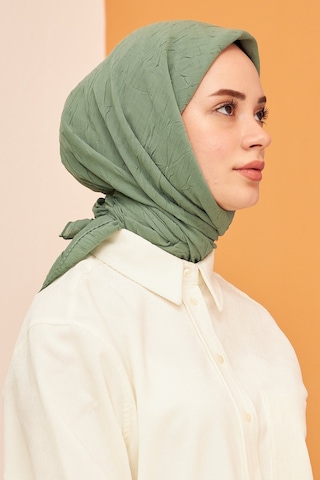 Bambu Kraş Eşarp Tesettür Giyim, Hafif, Rahat, Şık, Yüksek Kalite, Hijab, Scarf, Shawl Yeşil