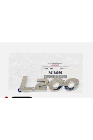 Mitsubishi L200 Arka Bagaj Yazısı- 06 Çıkartma