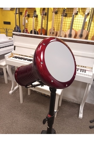 Darbuka Döküm Kaliteli Kırmızı - Akort Ayarlı Taşıma Çantası+metod