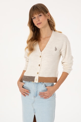 U.s. Polo Assn. Kadın Hırka Triko 50314717-vr256 İnci