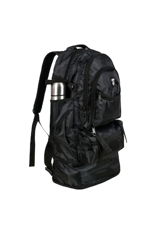 Cakard 60 Lt. Dağcı Sırt Çantası Körüklü Siyah 904-ck