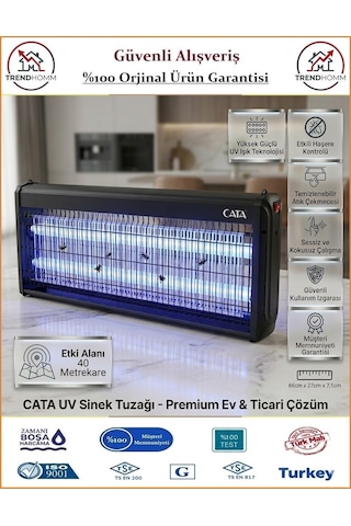 Cata Sinek Öldürücü Cihaz - 2x20 - Balastlı - Etki Alanı 40m²