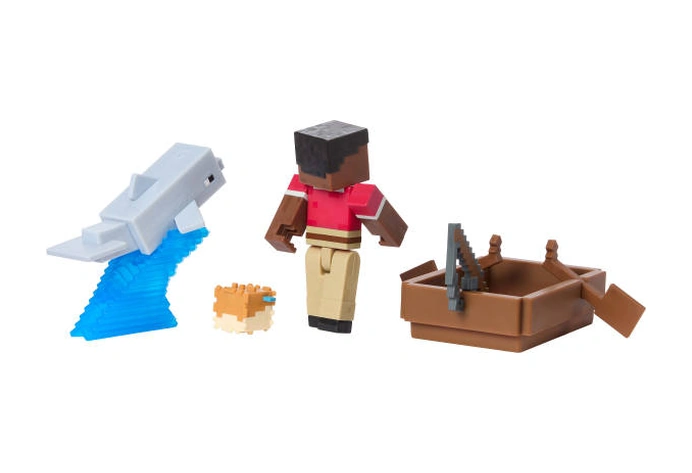Minecraft 3.25" Figürler - İkili Paket Saılor Zurı & Zurı Marın J