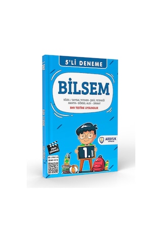 Ardışık Yayınları 1. Sınıf Bilsem Soru Bankası Ve Deneme Sınavı Tamamı Video Çözümlü 2 Kitap Set