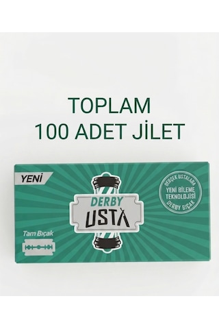 Derby Usta 100adet Bütün Jilet Yeni Teknoloji