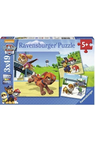 Ravensburger 3x49 Parça Puzzle Paw Petrol 092390