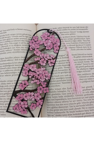 Kitap Ayracı - Kiraz Ağacı Çiçeği Model2