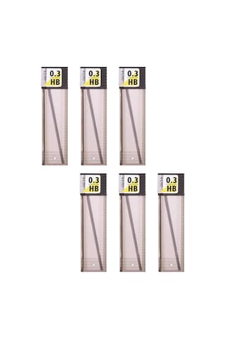 0.3 Kalem Ucu HB 60 mm 6 Paket 0,3 Min Kalem Uç Teknik Kalem Yedeği Mono Tombow HB 60 mm 6 Paket