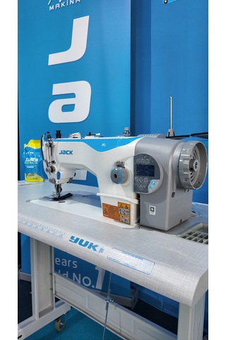 Jack H5 Full Otomatik Çift Papuç Dikiş Makinası Kalın Materyal, 8mm Yok