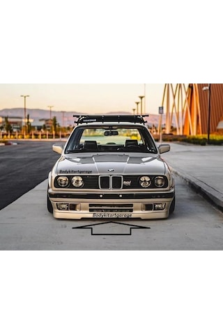 Bmw E30 Is Ön Tampon Lipi Mat Siyah Boyalı