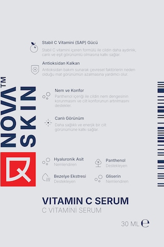 Novaskin C Vitamini Serum - Stabil C