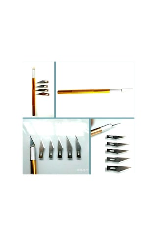 Omeniv Gold Maket Bıçağı ve Yedek Bıçak Seti