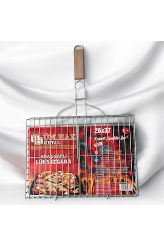 Mangal Izgara Seti 6 Parça-ızgara 26 37-fırça-plastik Yelpaze-kömür Köz Maşası-kürek-servis Maşası
